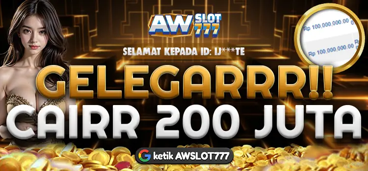 Gelegar Cair 200 Juta AWLSOT