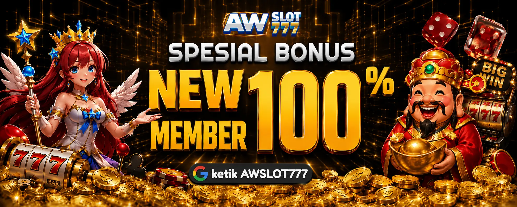 Spesial Bonus New Member 100%
