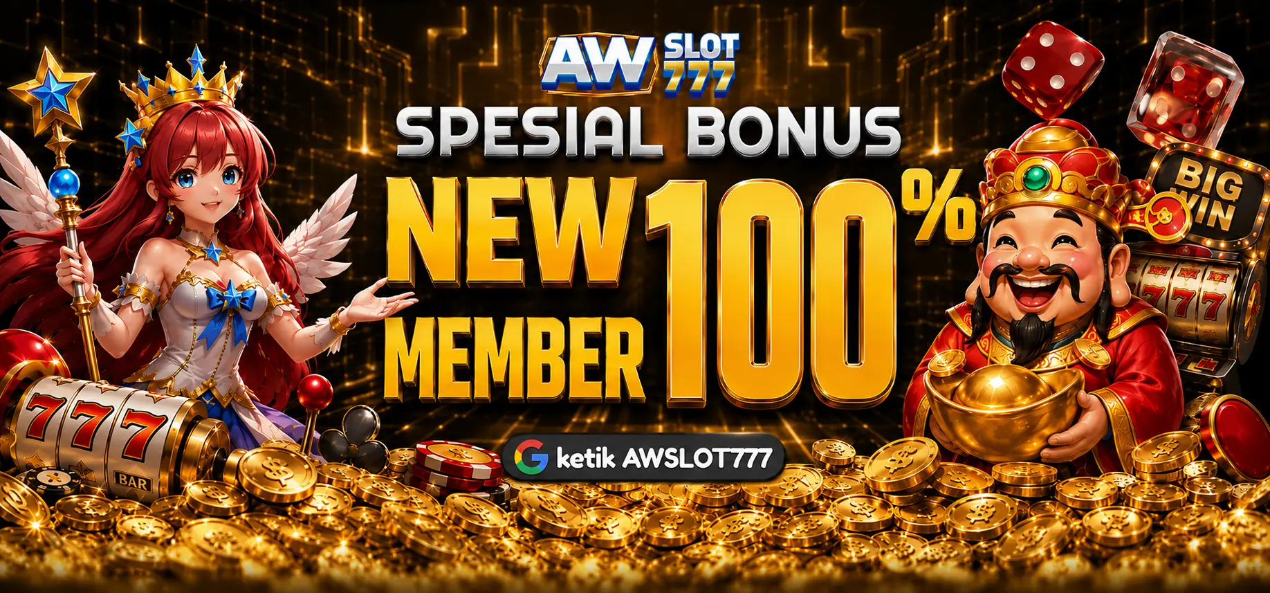Spesial Bonus New Member 100%